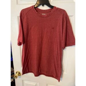 Wolverine Mens Red Heathered Short Sleeve Raglan Crewneck T-Shirt Size Large